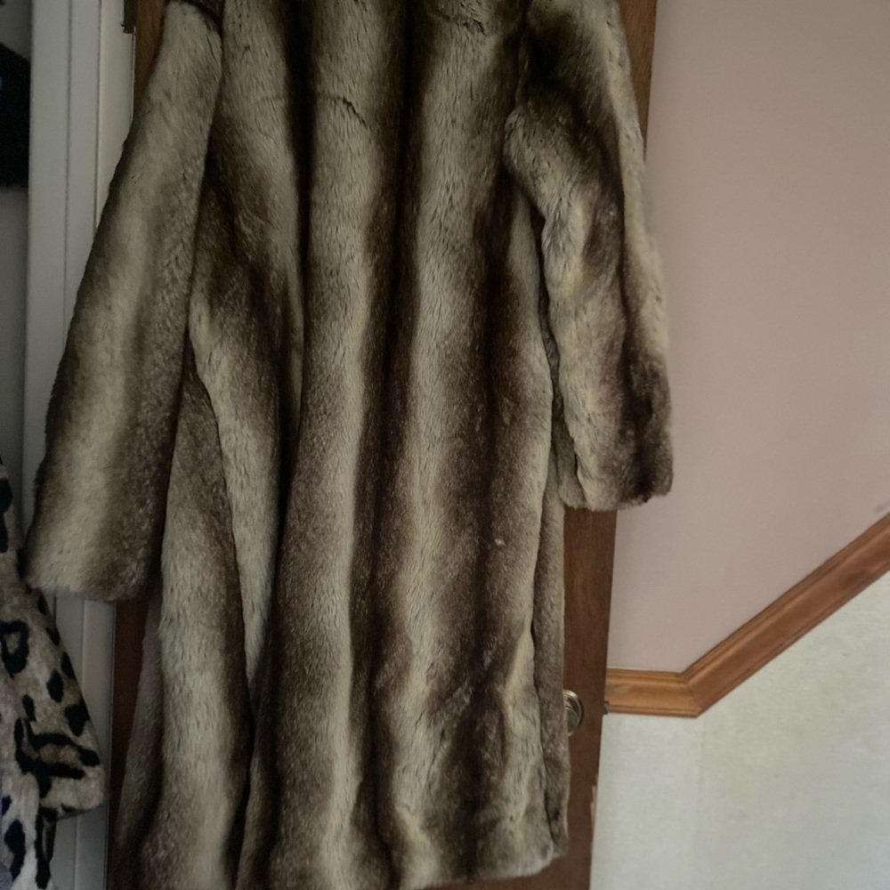 Faux fur coat